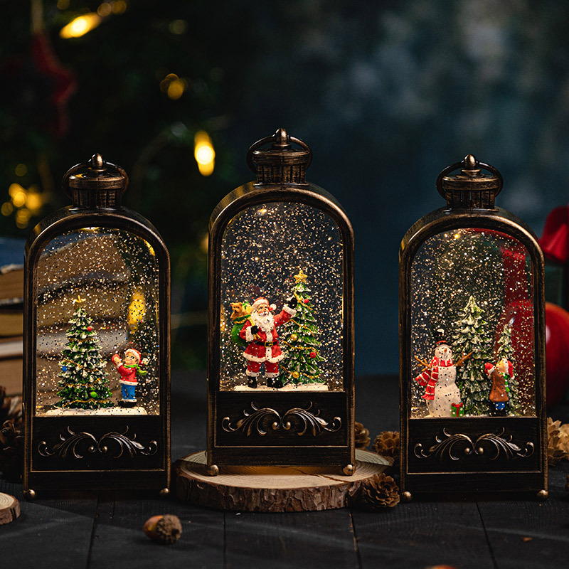 Snow Globe Musical - Verlichte Kerst Sneeuwbol Lantaarn Kerst Ornamenten