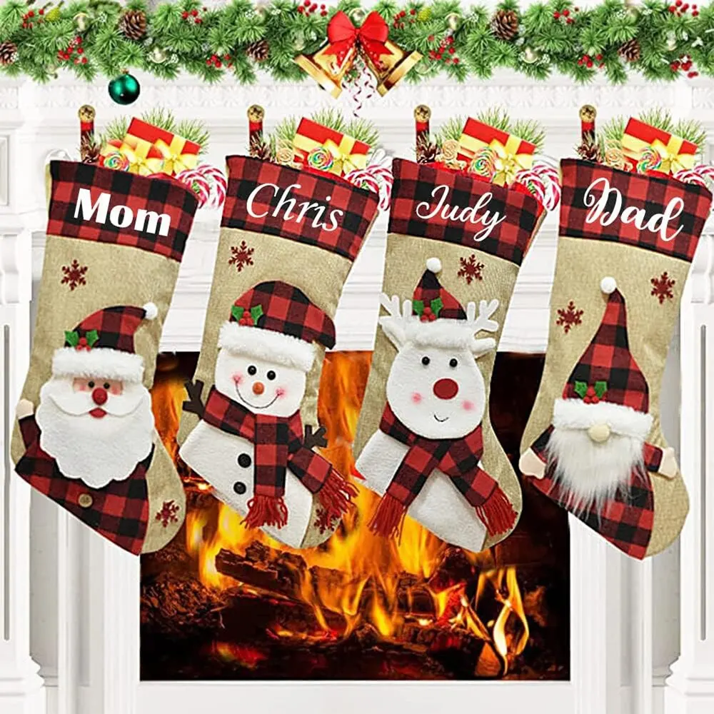 Christmas Stocking Hanging - Kerst Vakantie Kousen Kerst Opknoping Tassen
