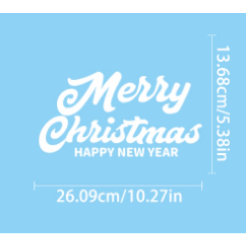 Snowflake Window Decal - Sneeuwpop Sneeuwvlok Elanden Kerst Raamstickers Herbruikbare