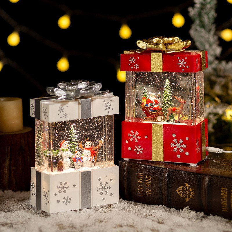 Snow Globe Musical - Automatische Sneeuwbol Muziekdoos - Kerst Kristallen