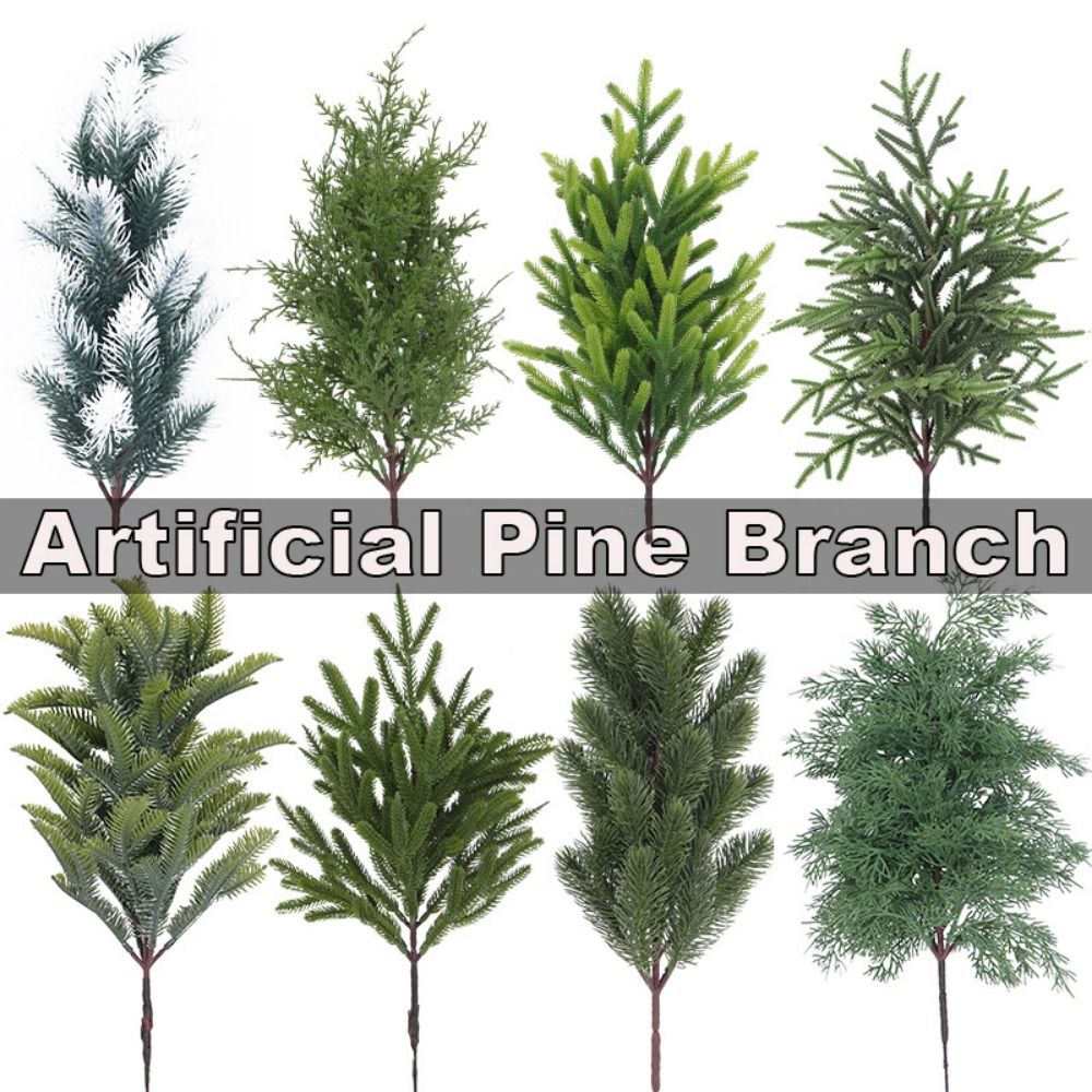 Christmas Wreath Fake - Groene Kunstmatige Pijnboomtak Kerstboom DIY Krans