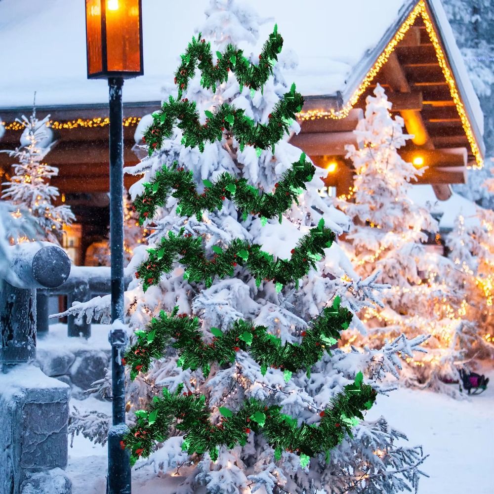 Tinsel Garland Decoration - 2 STUKS Herbruikbare 2M Kerst Garland