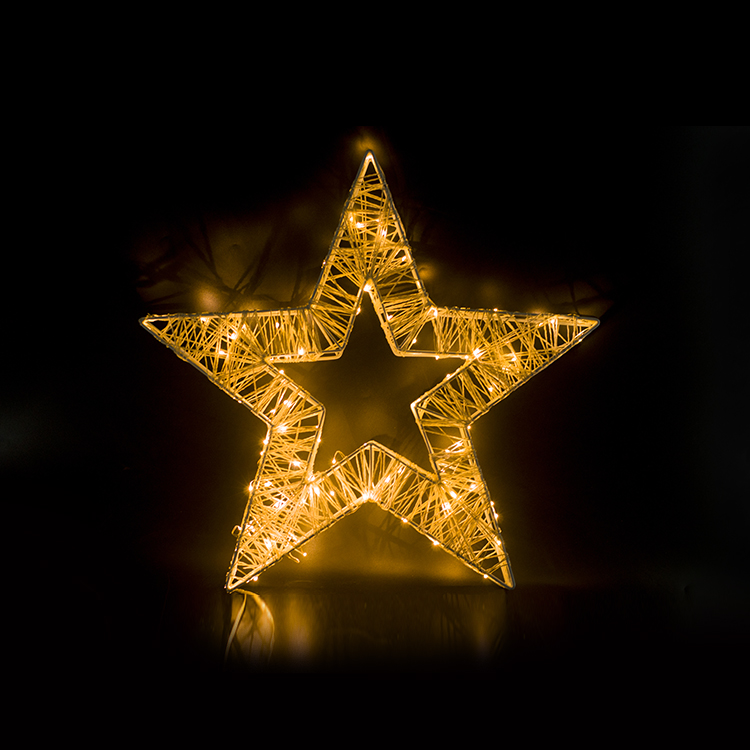 Christmas Lights Outdoor - LED Vijfpuntige Ster Buitenlamp IP65 Waterdicht
