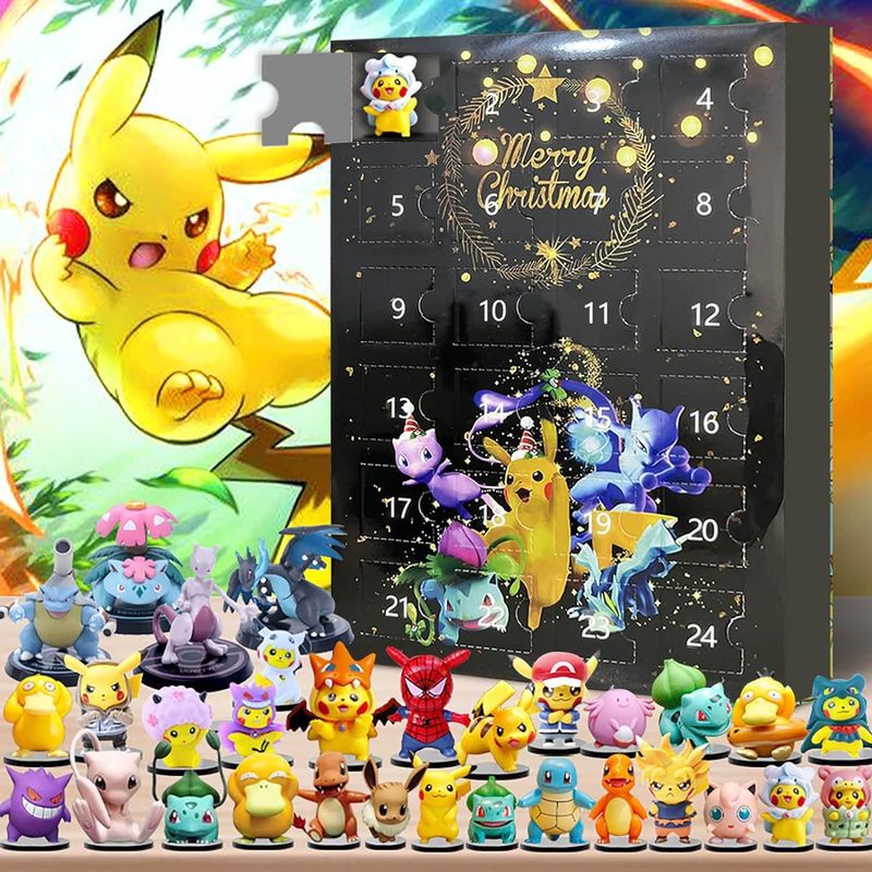 Advent Calendar Gift - Pokemon 24-dagen Kerst Countdown Kalender Figuur