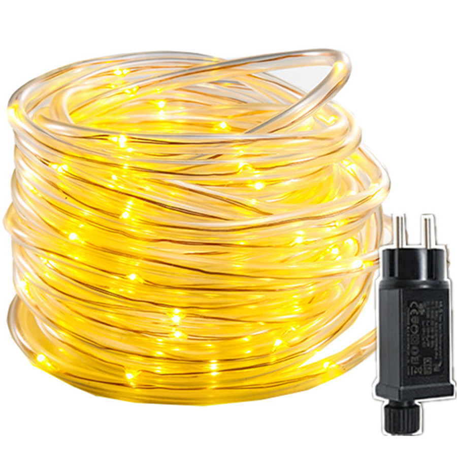 Christmas Lights Outdoor - LED Touw Buis Lichtslingers 10M 20M