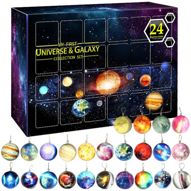 Advent Calendar Gift - Galaxy Kerst 24 Dagen Adventskalender Geschenkdoos