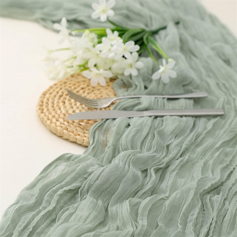 Christmas Table Runner - Semi-pure Gaas Bruiloft Feest Kerst Banketten