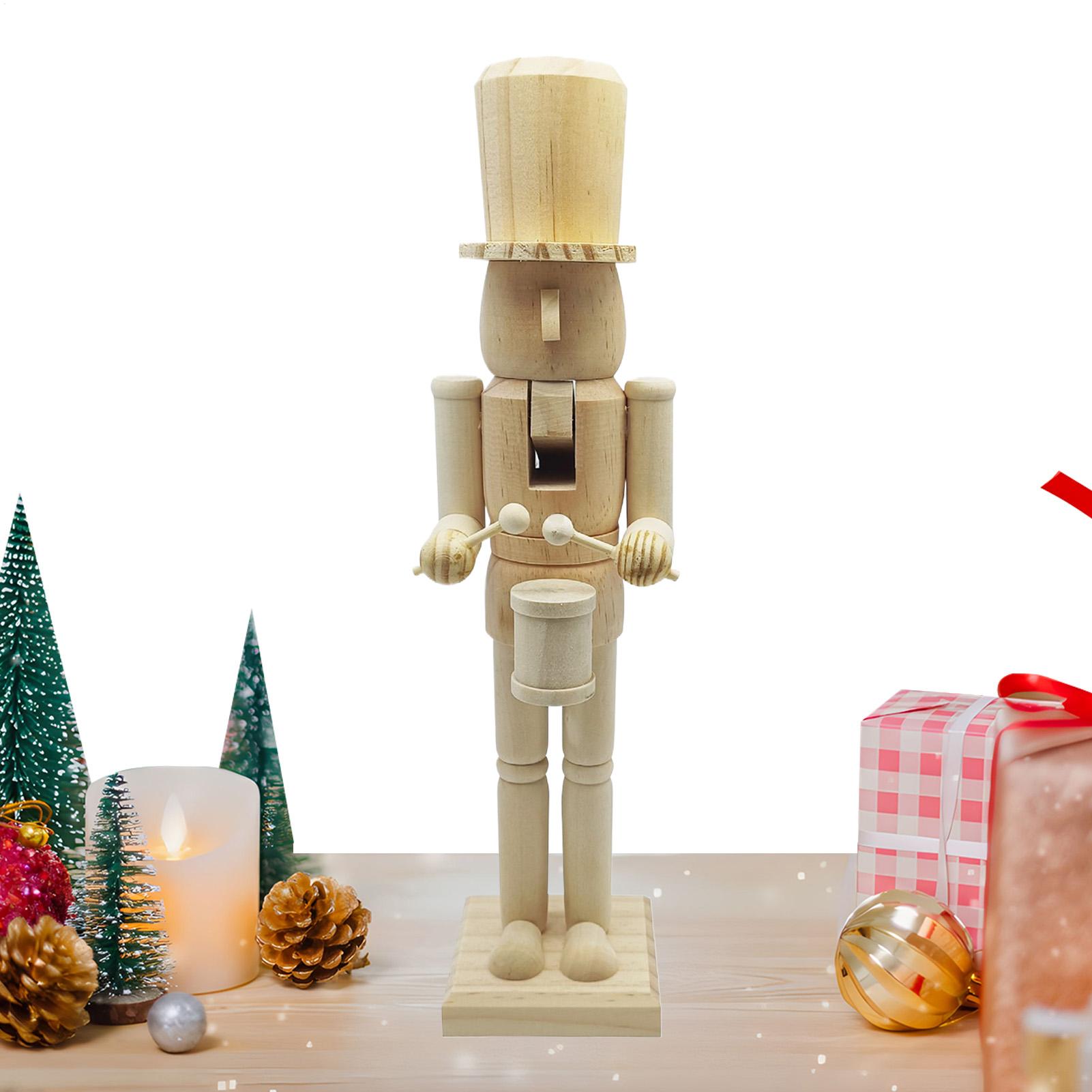 Nutcracker Figurine - Notenkraker Decor 38cm Houten Feestelijk Beeldje