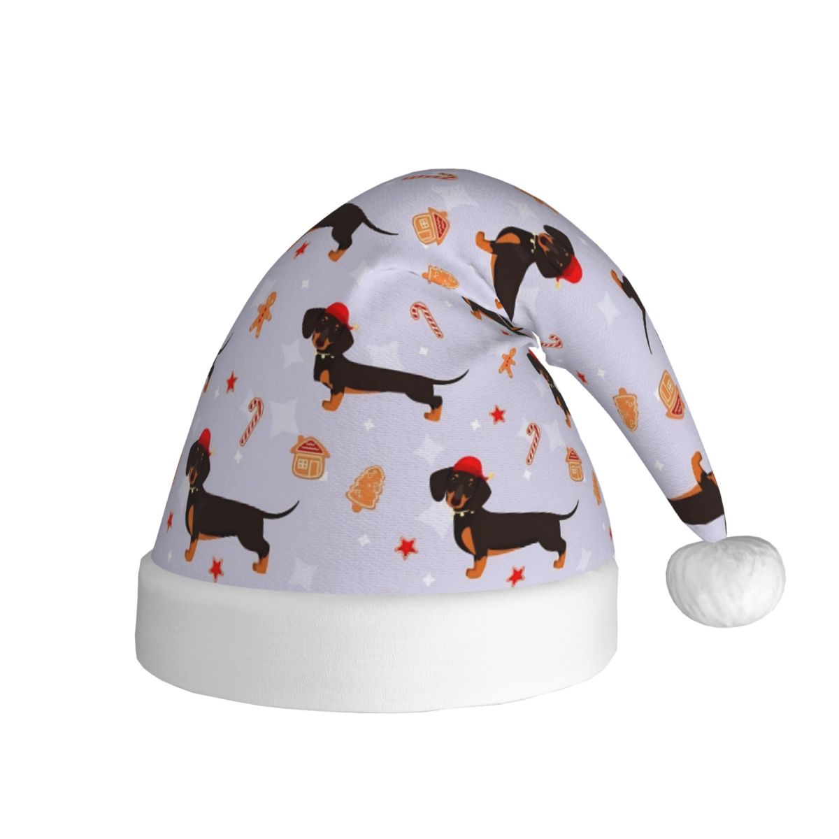 Santa Hat Plush - Teckel Pluche Kawaii Kerst Hoeden voor