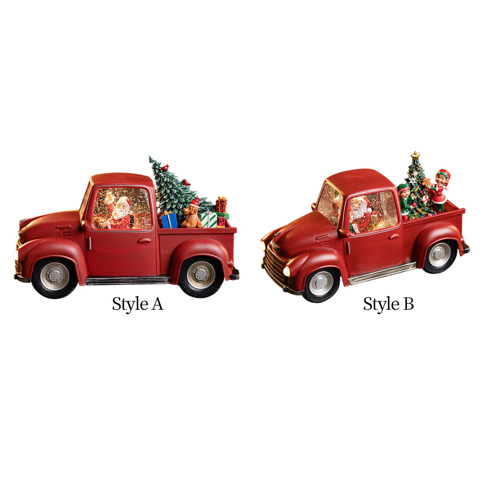 Snow Globe Musical - Kerstdecoratie Verlichte Truck Decor Kerst Muzikale