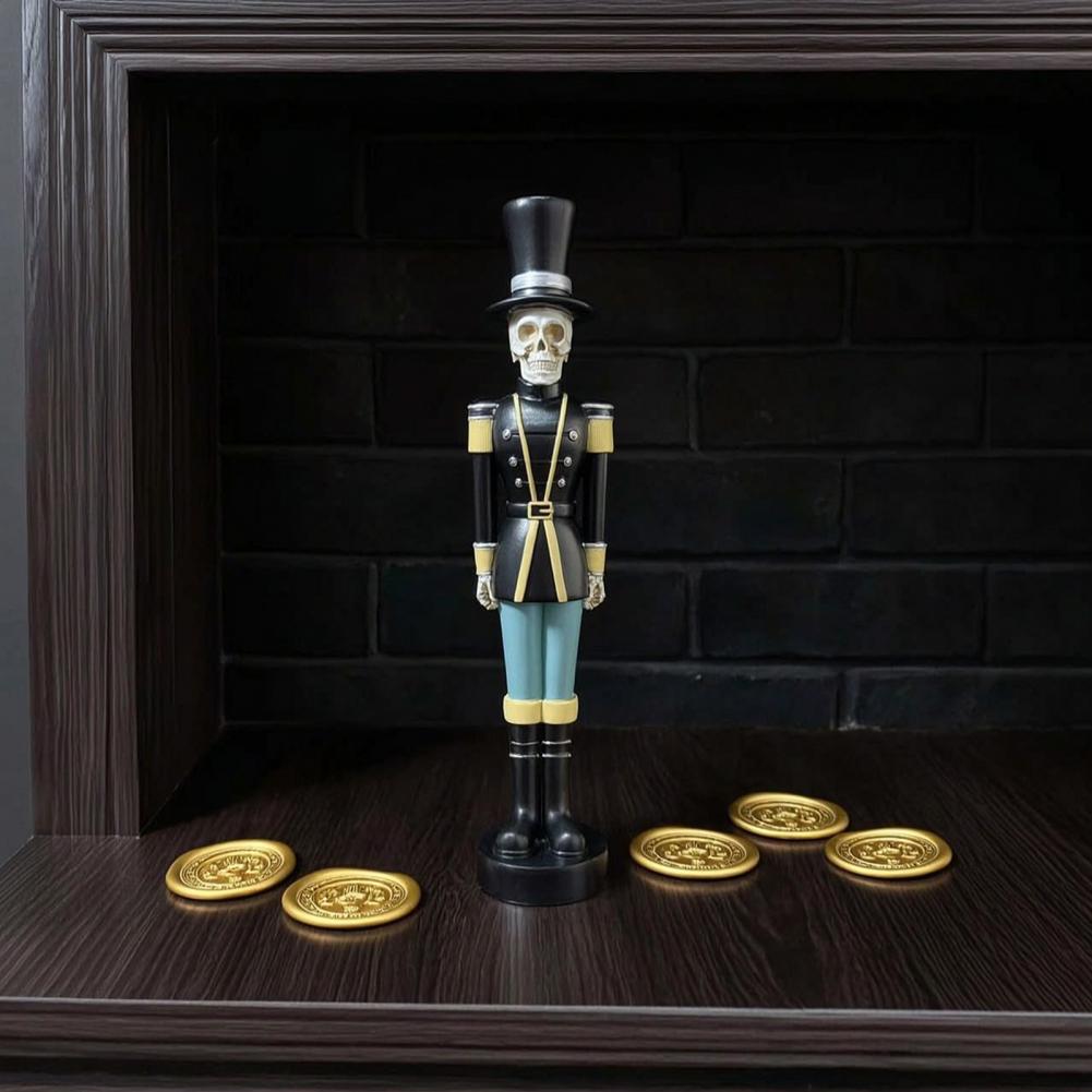 Nutcracker Figurine - Harsen Feestelijke tafeldecoratie Halloween Schedel Notenkraker