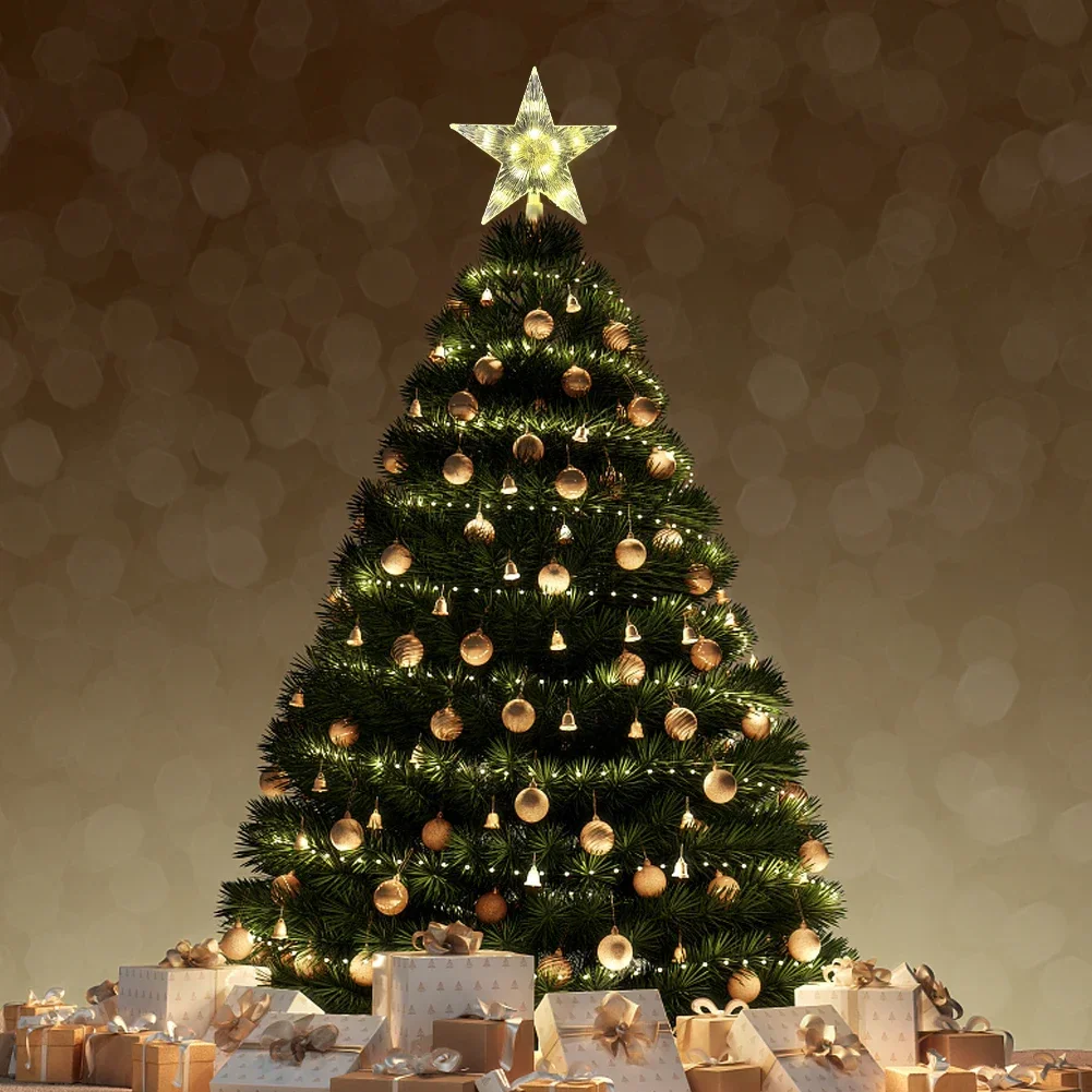 15 CM LED Kerstboom Ornamenten - Star Tree Topper recensie en prijs