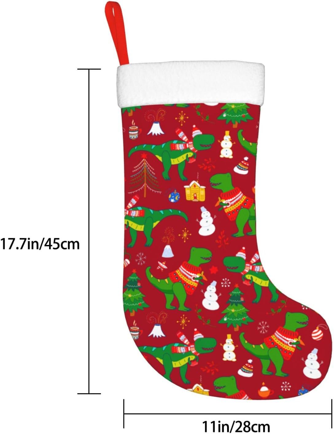 Leuke Kerst Dinosaurus Kerst K - Christmas Stocking Hanging recensie en prijs