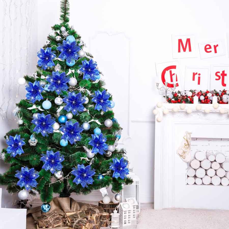 Kunstmatige sprankelende bloem - Christmas Wreath Fake recensie en prijs