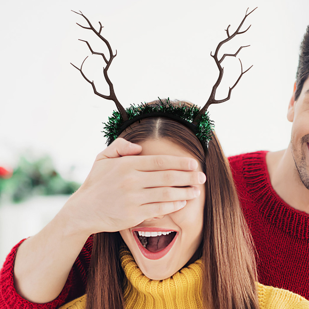 16 stuks kerstgewei hoofdbande - Reindeer Antlers Headband recensie en prijs