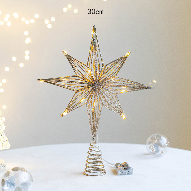 30 cm Led Ster Kerstboom Toppe - Star Tree Topper recensie en prijs