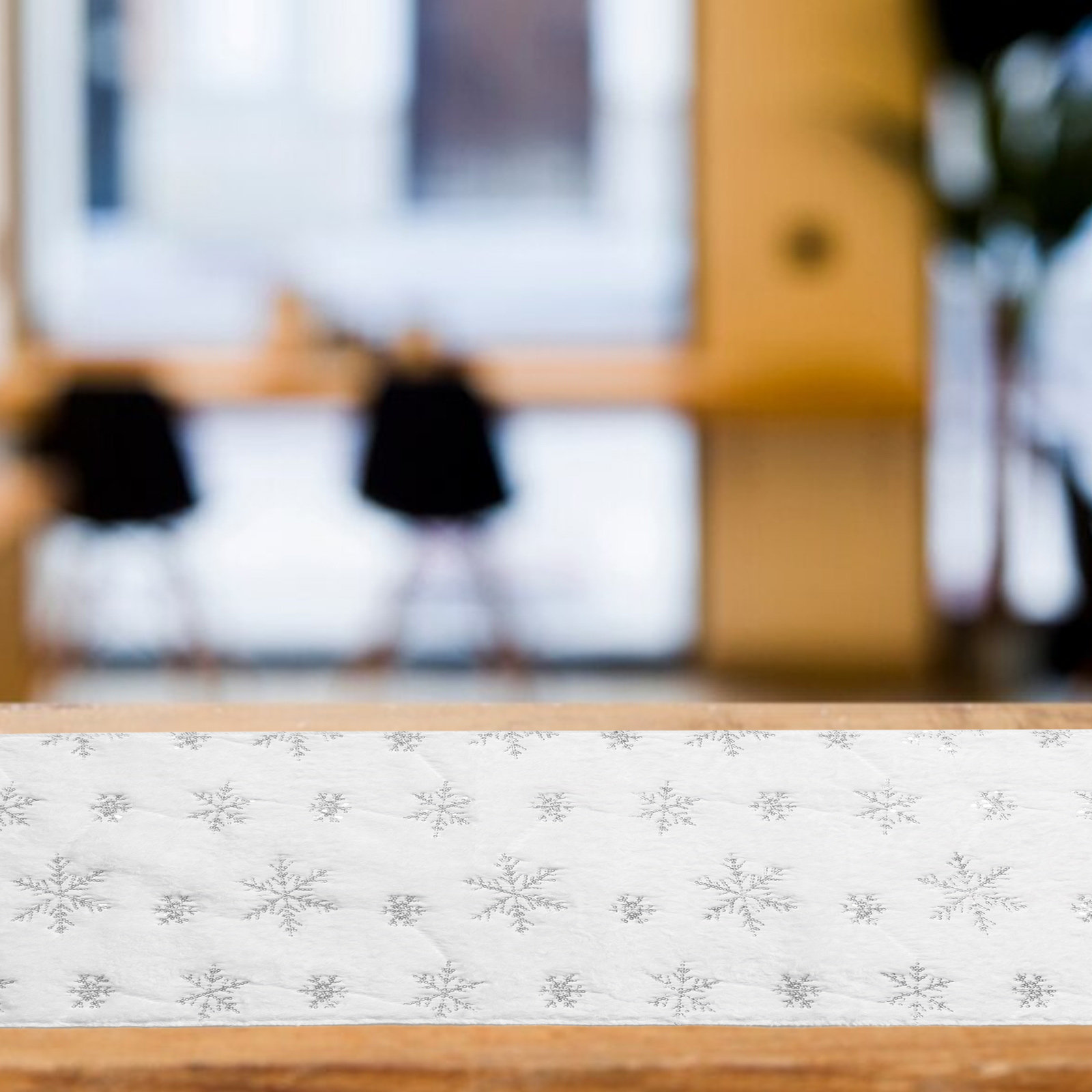 Pailletten Sneeuwvlok Kerst Ta - Christmas Table Runner recensie en prijs