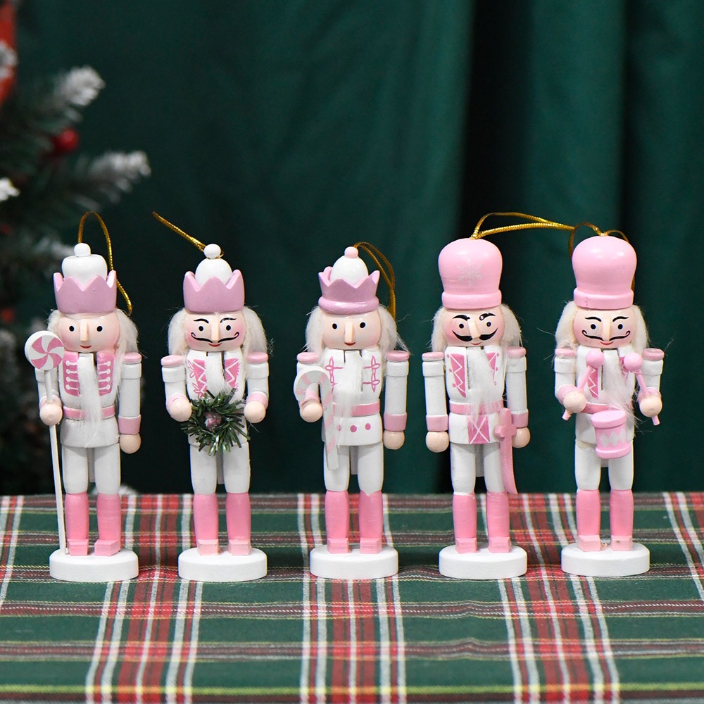 5PCS Macarone Poeder Kerst Not - Nutcracker Figurine recensie en prijs