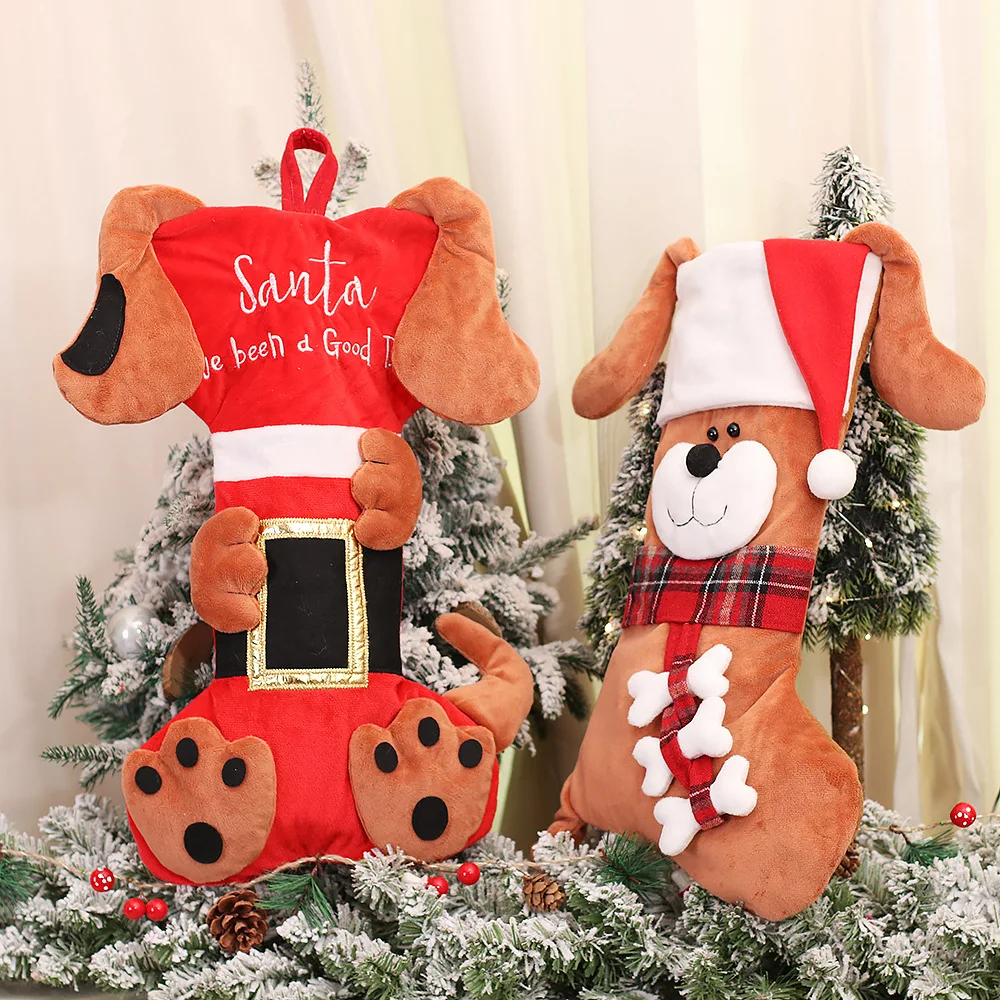 3D dieren kerstsokken pluche h - Christmas Stocking Hanging recensie en prijs