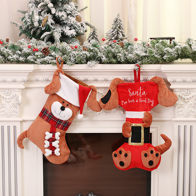 3D dieren kerstsokken pluche h - Christmas Stocking Hanging recensie en prijs