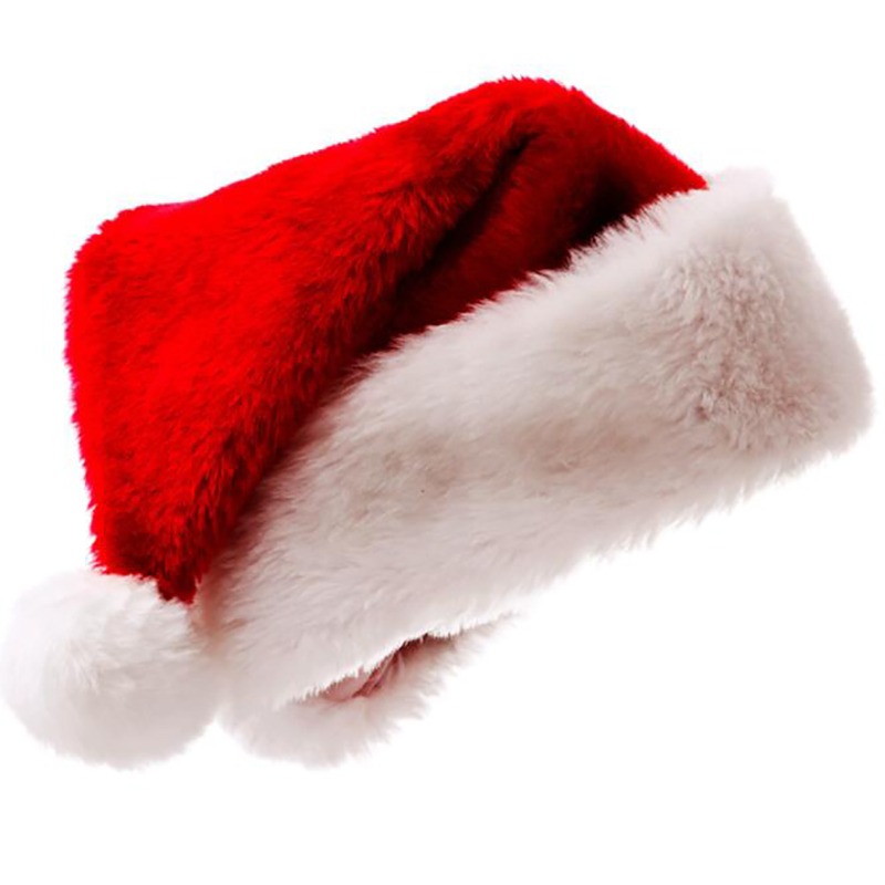 Kerstmuts van pluche, lang, ro - Santa Hat Plush recensie en prijs