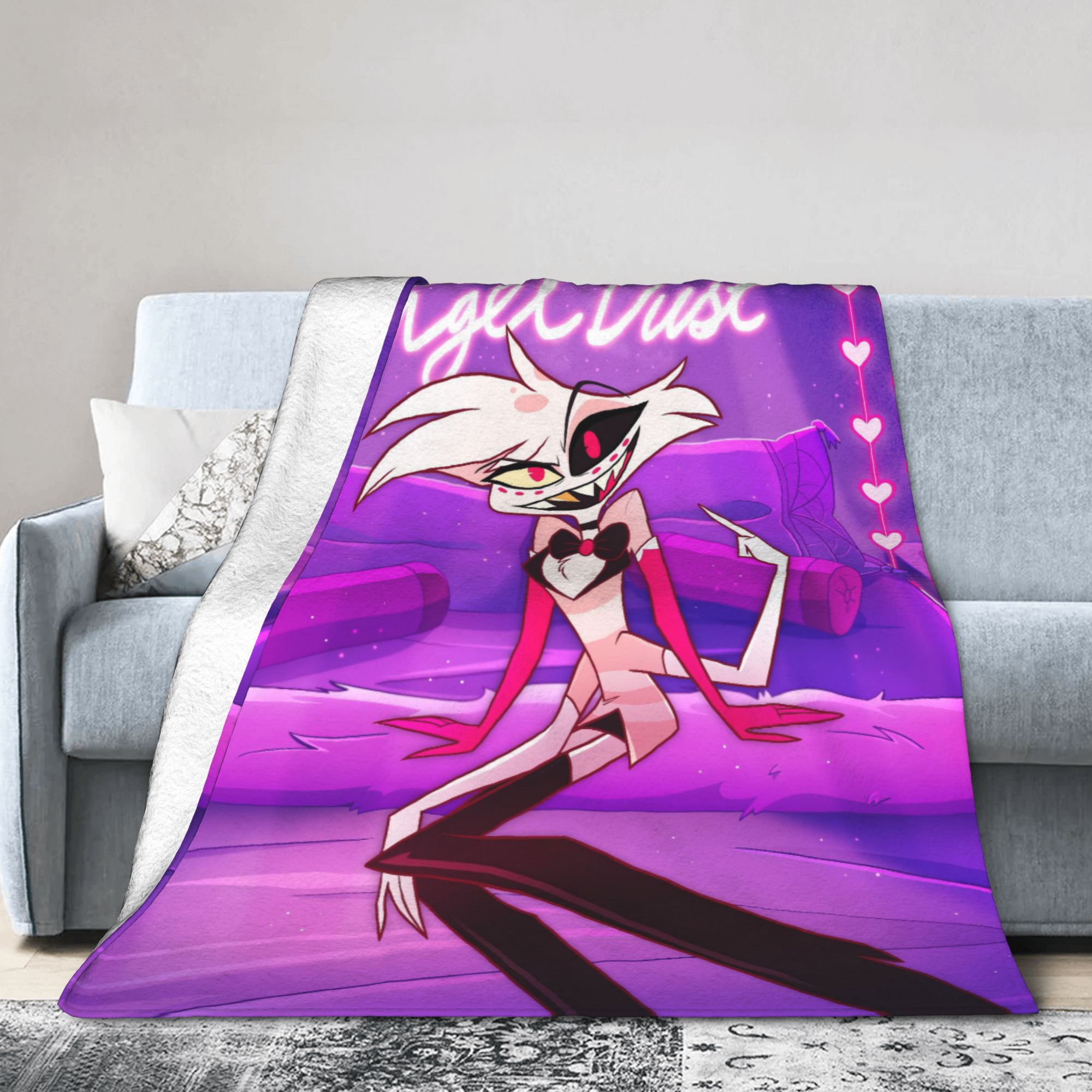 Cartoon Hazbins Hotels Angel D - Christmas Throw Blanket recensie en prijs