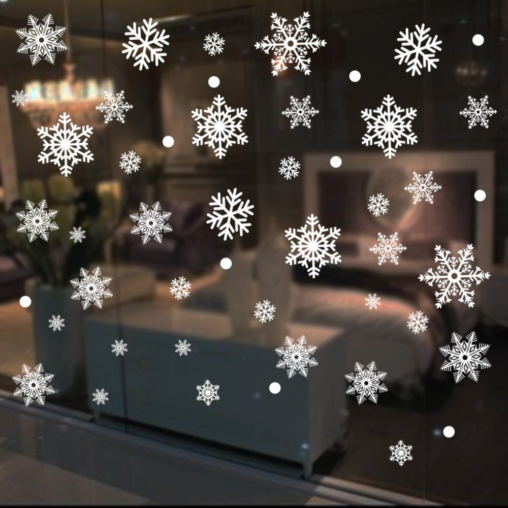 30 stuks PVC Kerst Sneeuwvlokk - Snowflake Window Decal recensie en prijs