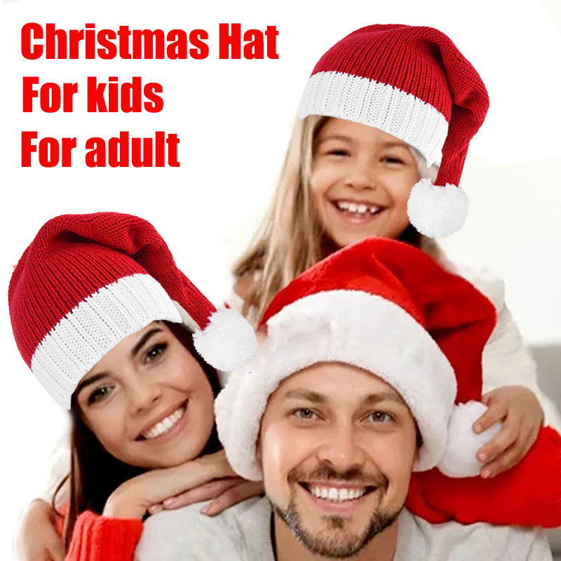1Pc Rode Kerstmuts Voor Kinder - Santa Hat Plush recensie en prijs