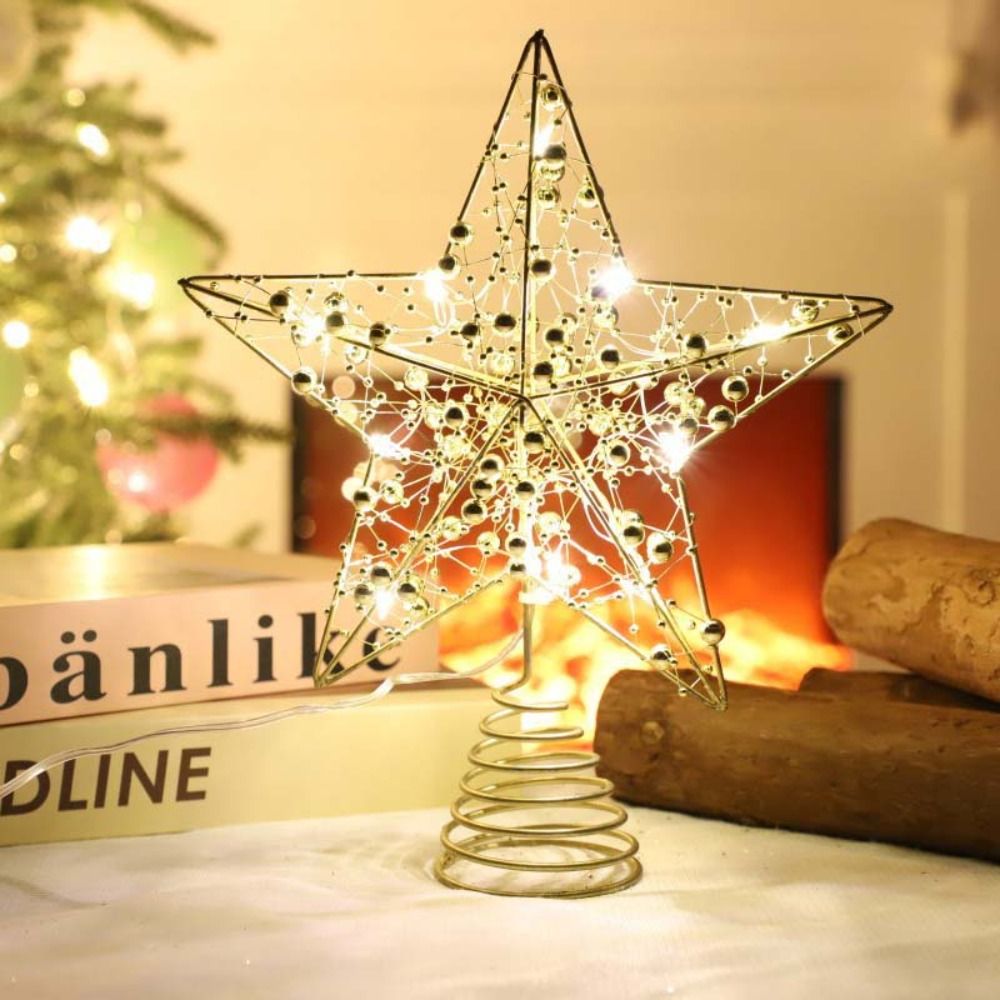 Goud/Zilver LED Kerstboom Topp - Star Tree Topper recensie en prijs
