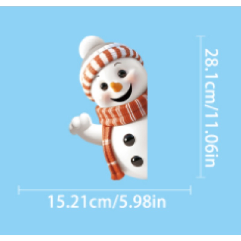 Sneeuwpop Sneeuwvlok Elanden K - Snowflake Window Decal recensie en prijs