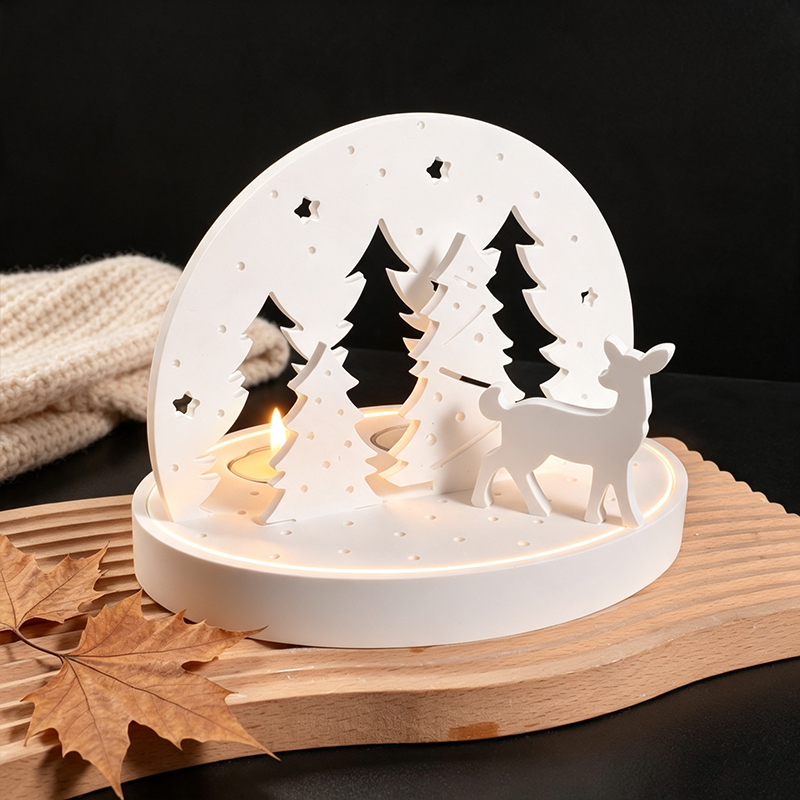 Kerst-Eland Theelicht Houder S - Holiday Candle Set recensie en prijs