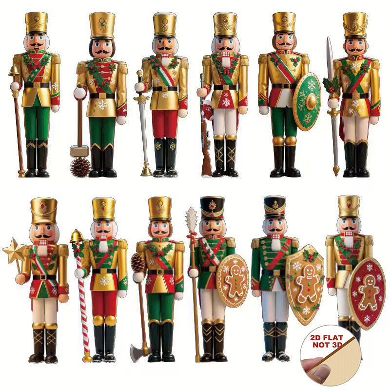 2D Platte 12-delige houten not - Nutcracker Figurine recensie en prijs