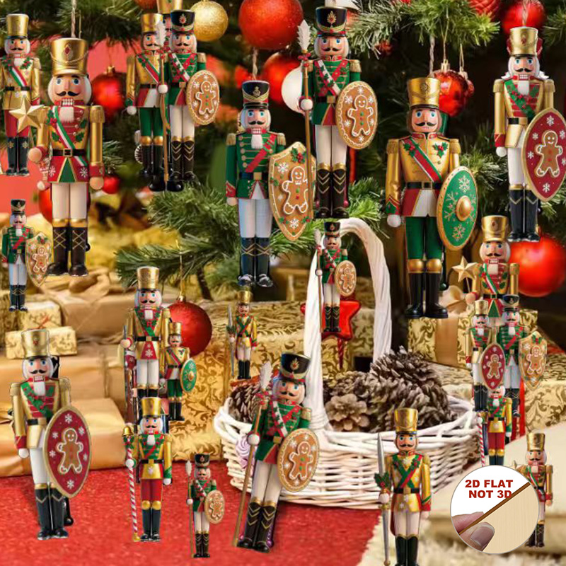 2D Platte 12-delige houten not - Nutcracker Figurine recensie en prijs