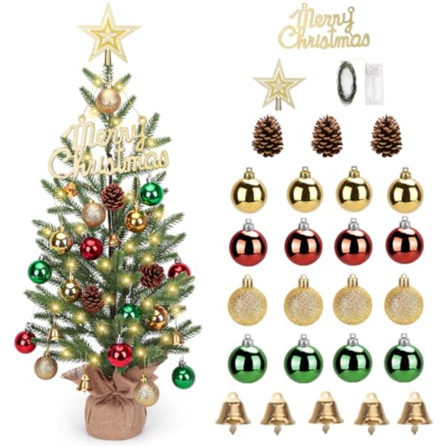 2FT Mini Kerstboom, Tafelkerst - Christmas Tree Artificial recensie en prijs