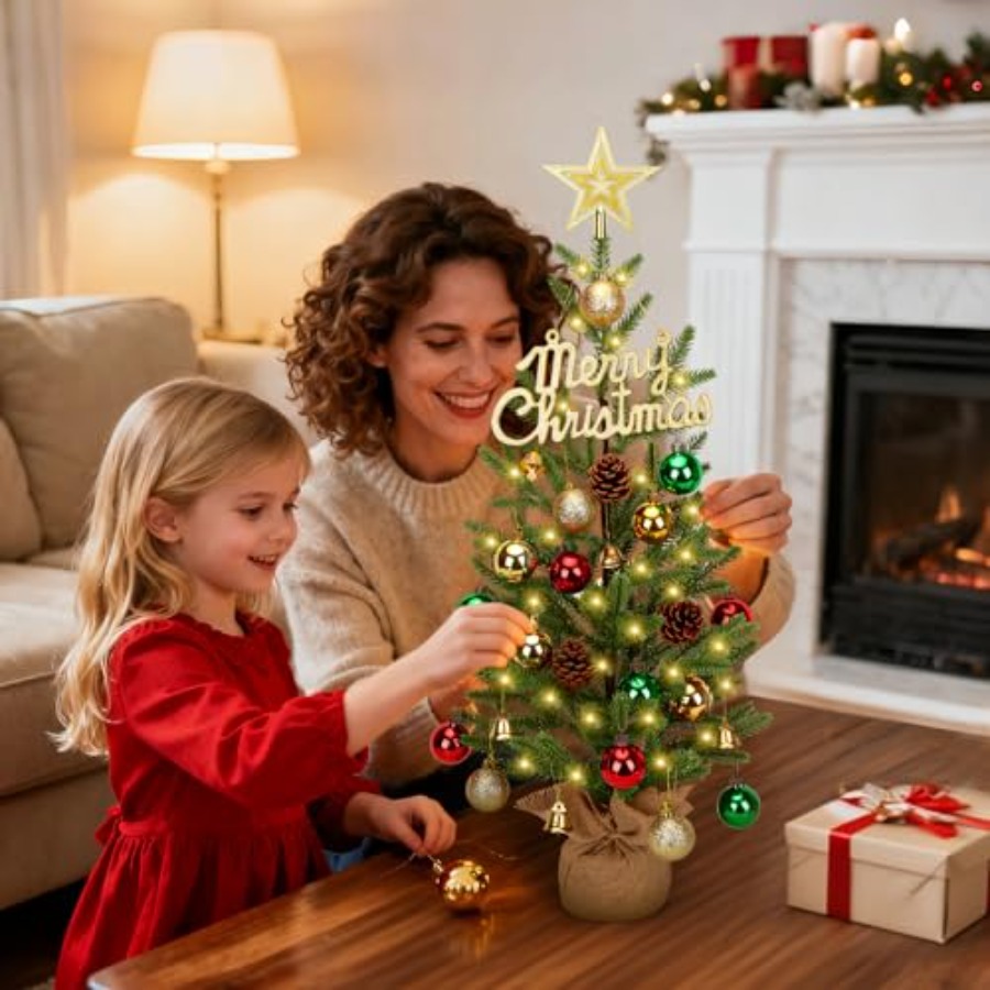 2FT Mini Kerstboom, Tafelkerst - Christmas Tree Artificial recensie en prijs