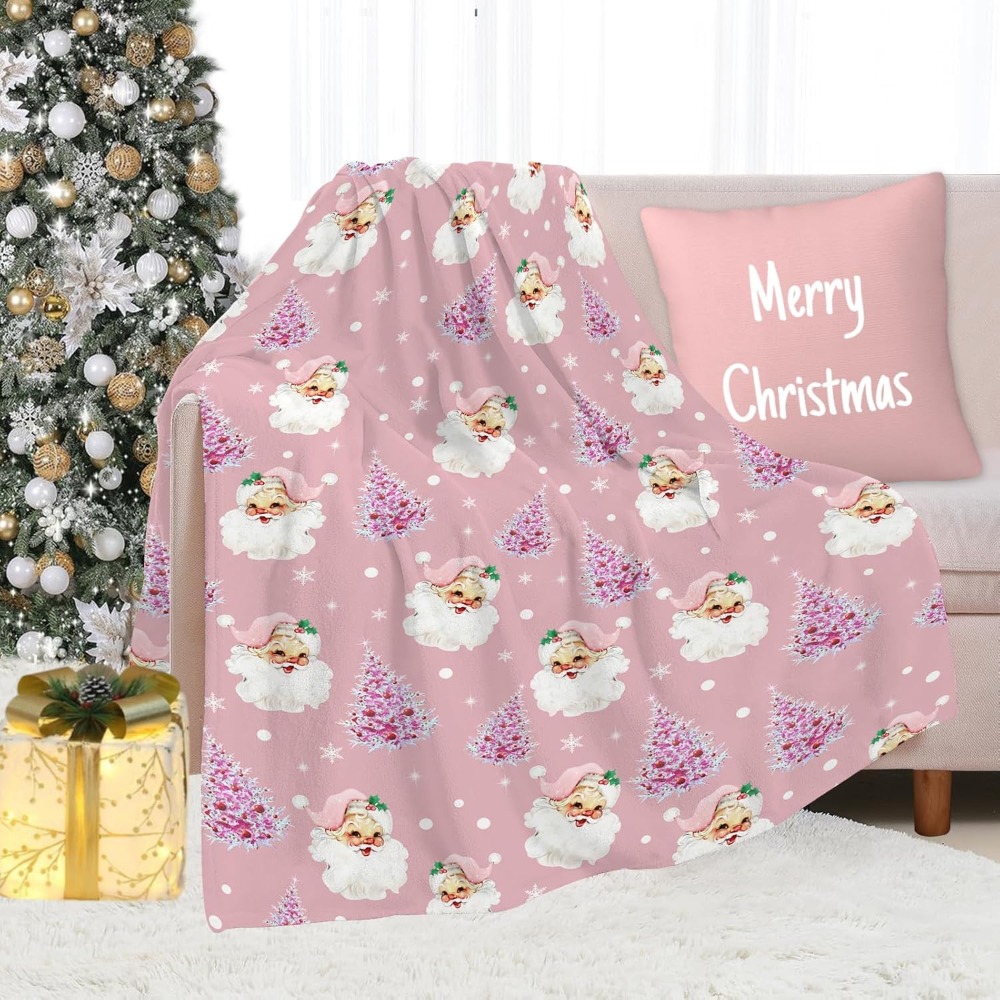 Zachte pluche kerstdeken, scha - Christmas Throw Blanket recensie en prijs