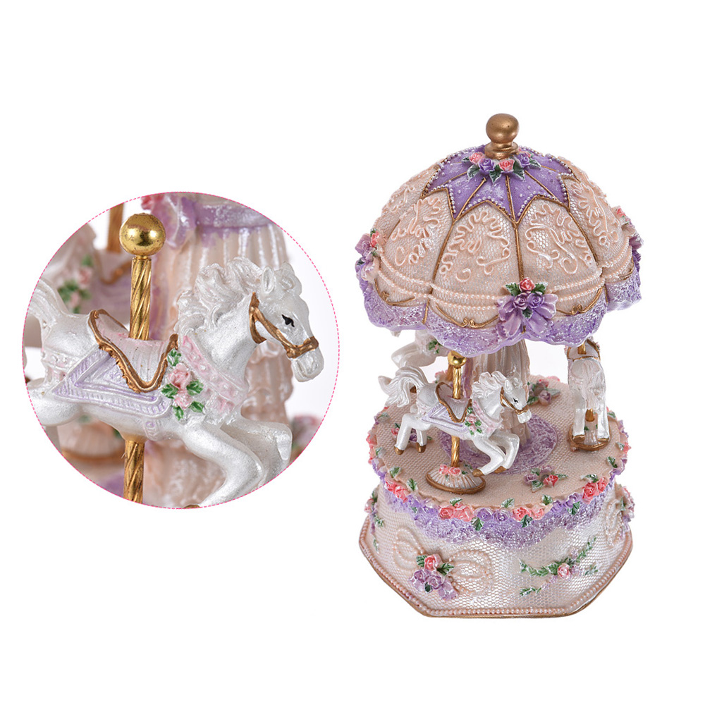 Luxe Droom 3-Horse Roterende C - Snow Globe Musical recensie en prijs