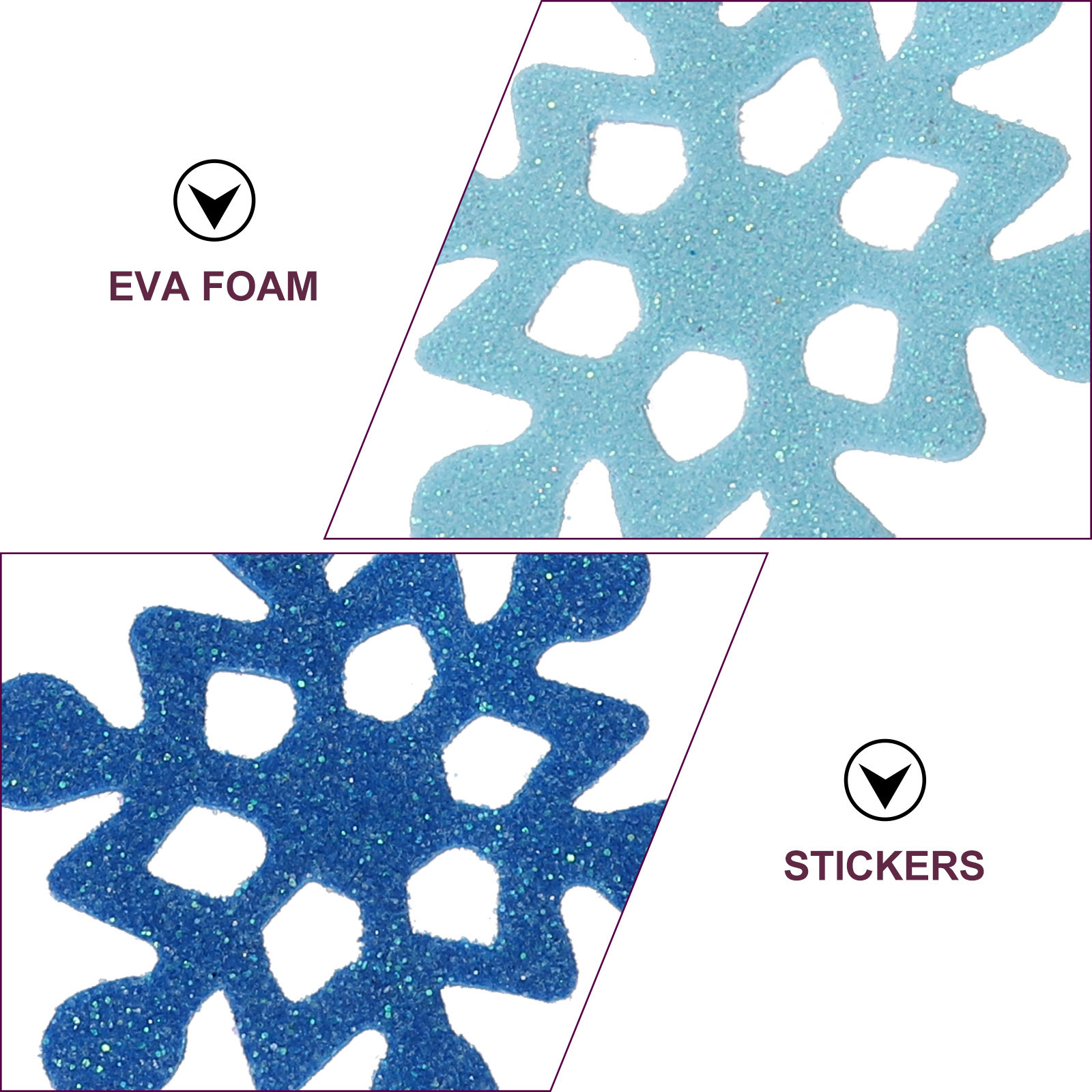 Sneeuwvlok Schuimstickers Glit - Snowflake Window Decal recensie en prijs