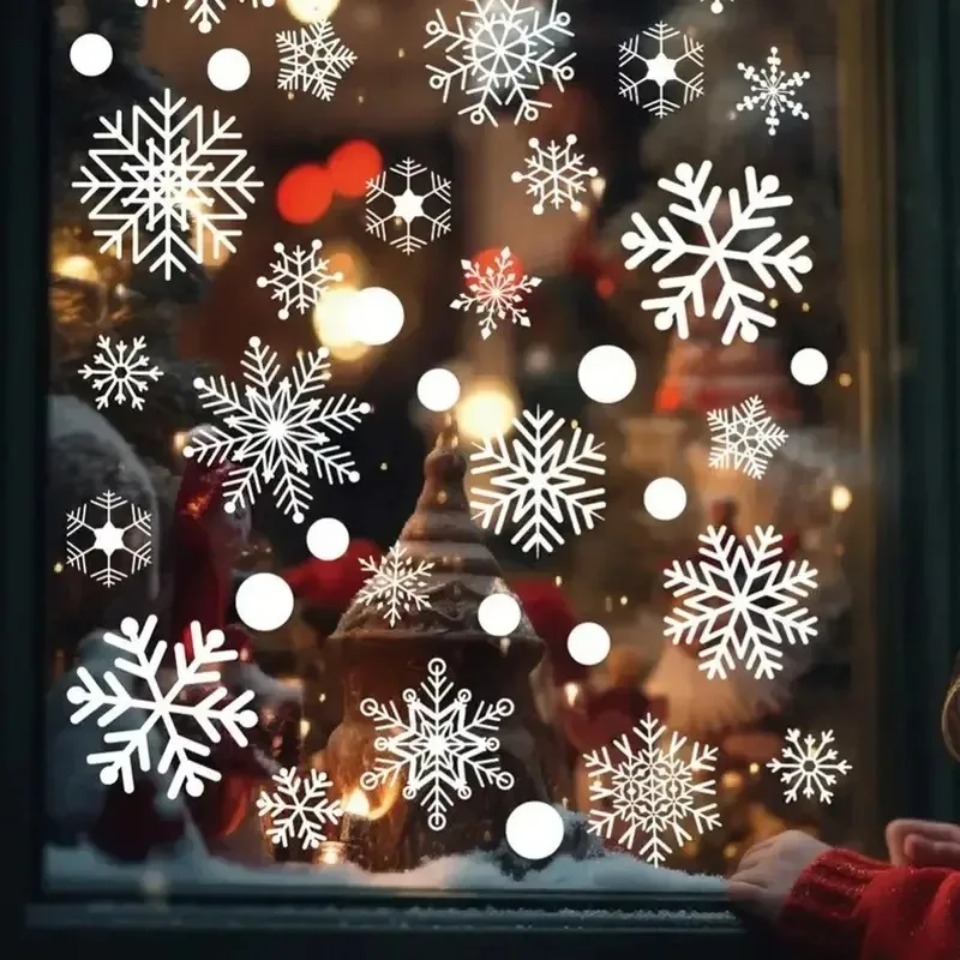 1Set Sneeuwvlok Raamstickers W - Snowflake Window Decal recensie en prijs