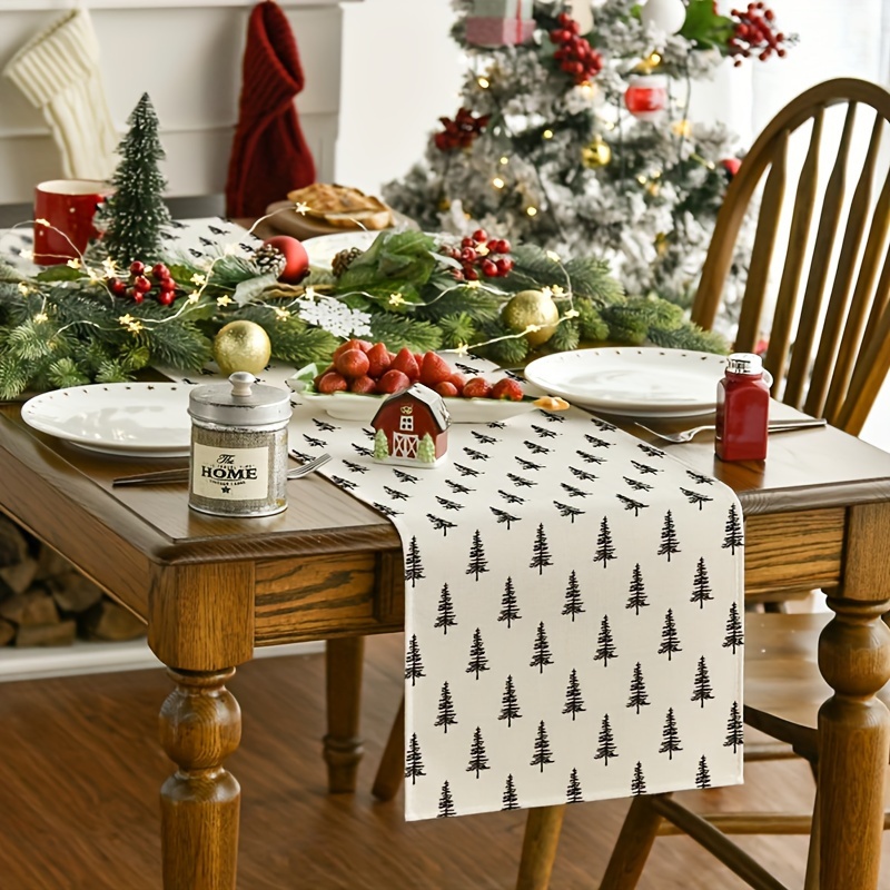 Eenvoudige kerstboom tafellope - Christmas Table Runner recensie en prijs