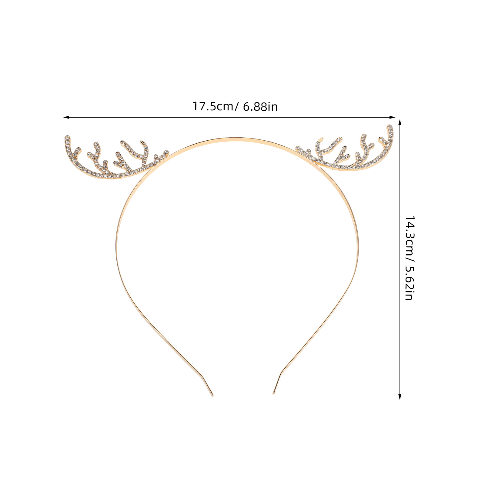 Strass rendiergewei hoofdband  - Reindeer Antlers Headband recensie en prijs