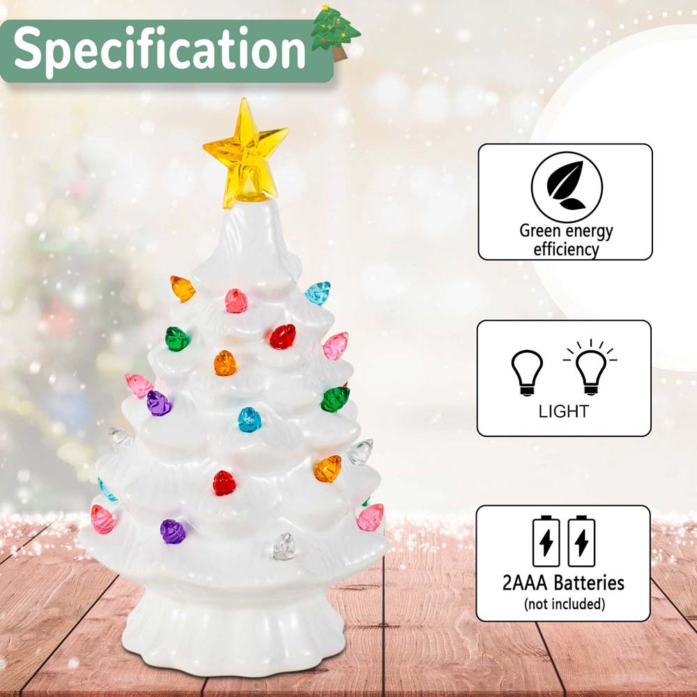 7 Inch Keramisch Kerstdorp Dec - Star Tree Topper recensie en prijs