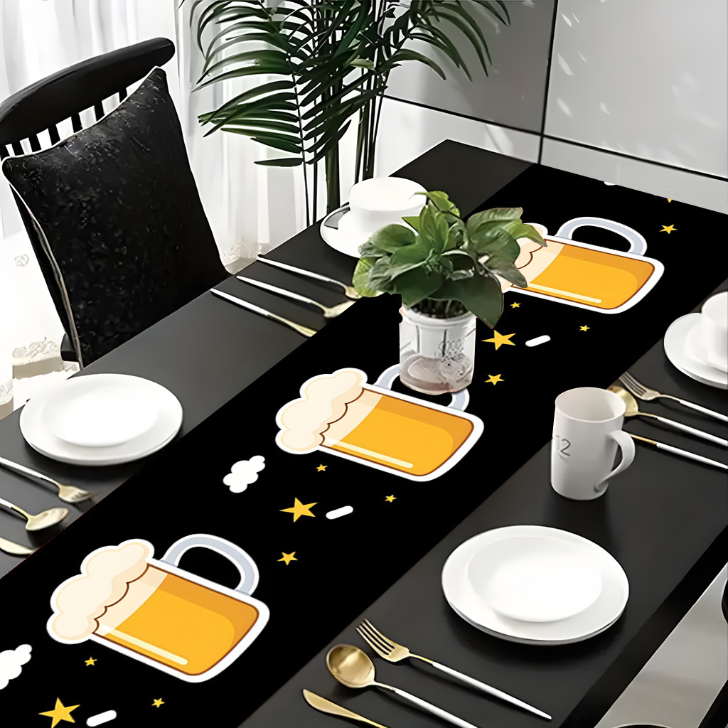 1 st 2D plat bedrukte tafellop - Christmas Table Runner recensie en prijs