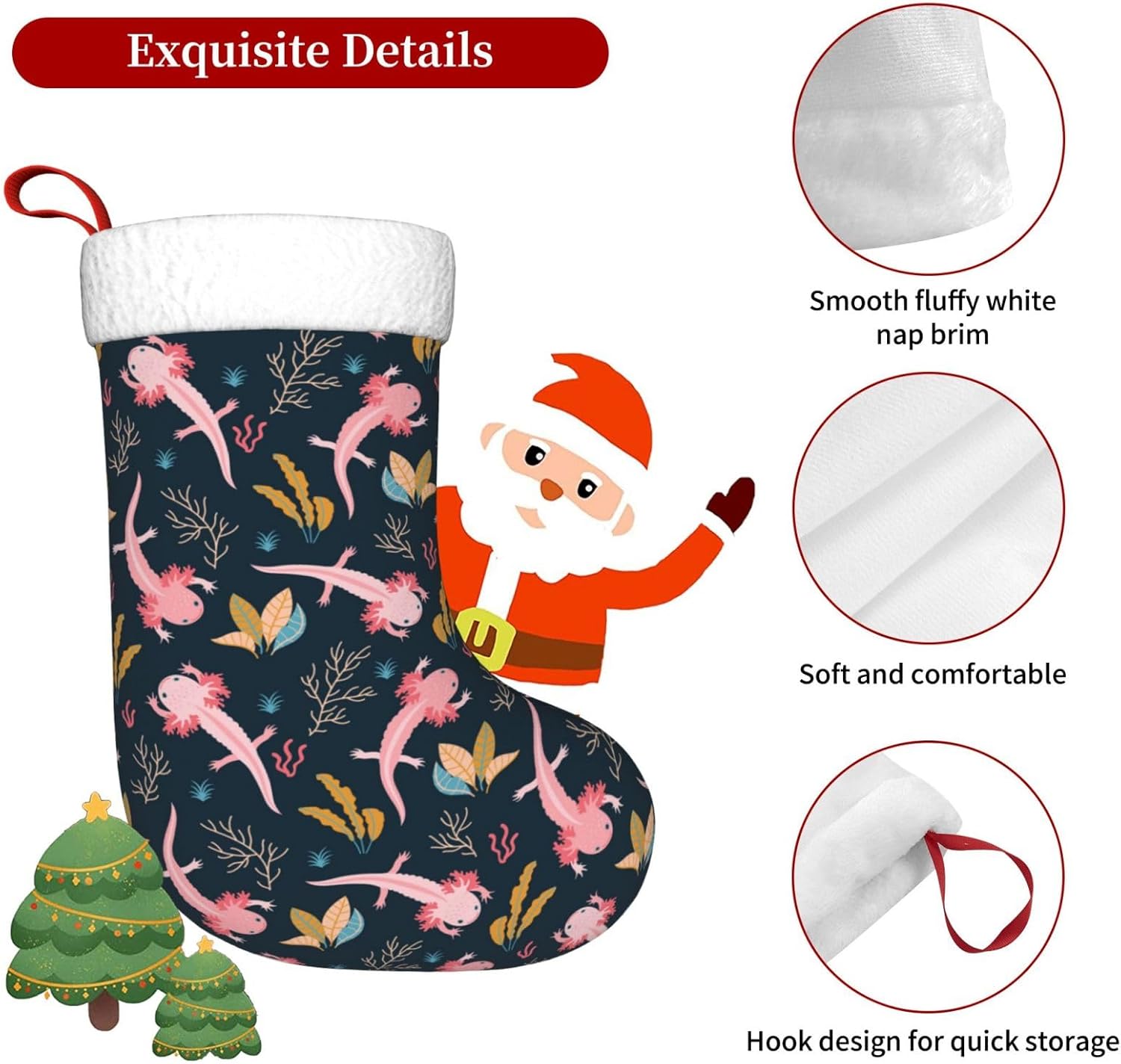 Leuke Axolotl Kerstkousen Hang - Christmas Stocking Hanging recensie en prijs