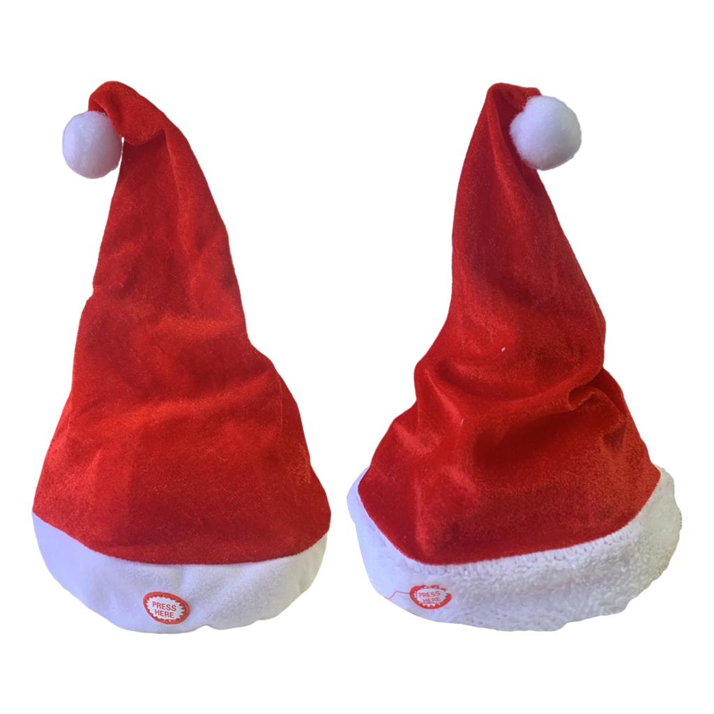 Zang Dansende Santa Hoeden Dec - Santa Hat Plush recensie en prijs