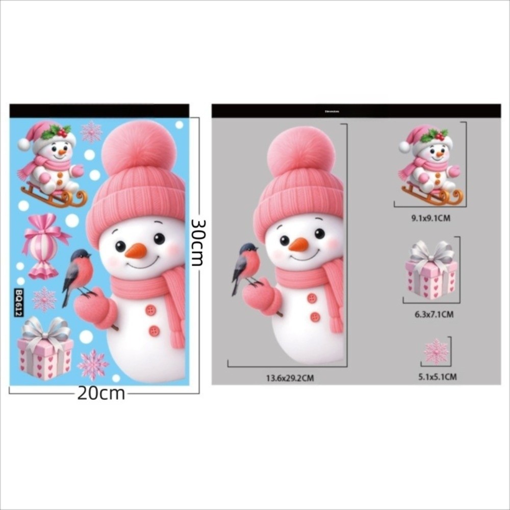 Verwijderbare PVC raamstickers - Snowflake Window Decal recensie en prijs