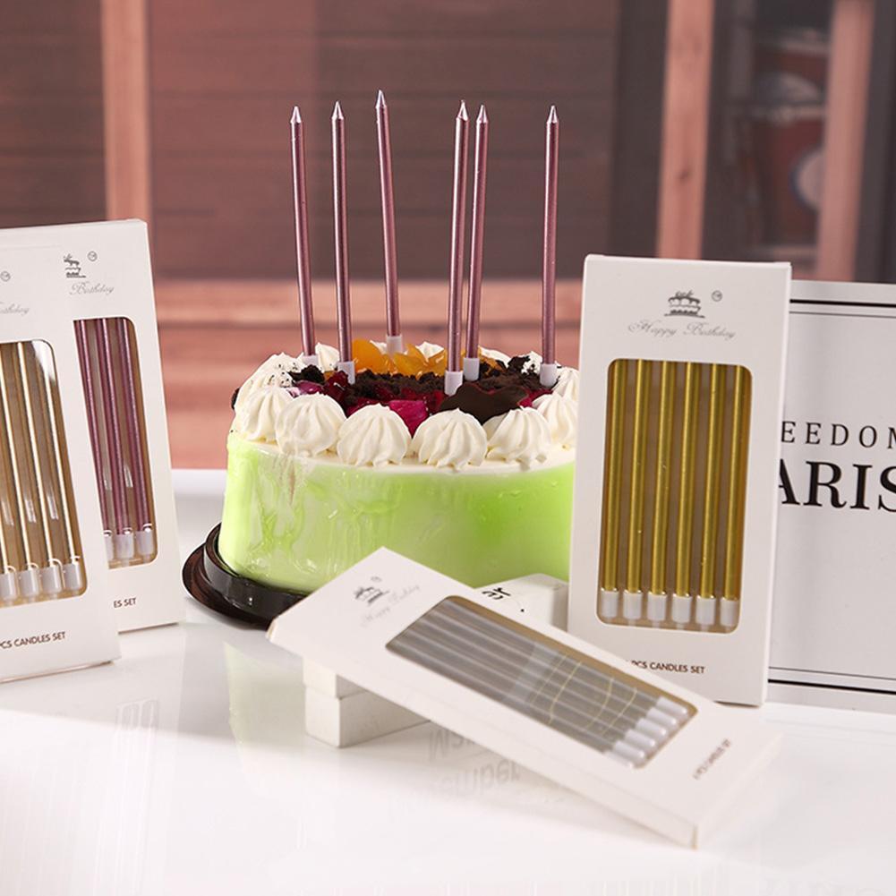 6/18 stks Metaal Goud Zilver V - Holiday Candle Set recensie en prijs