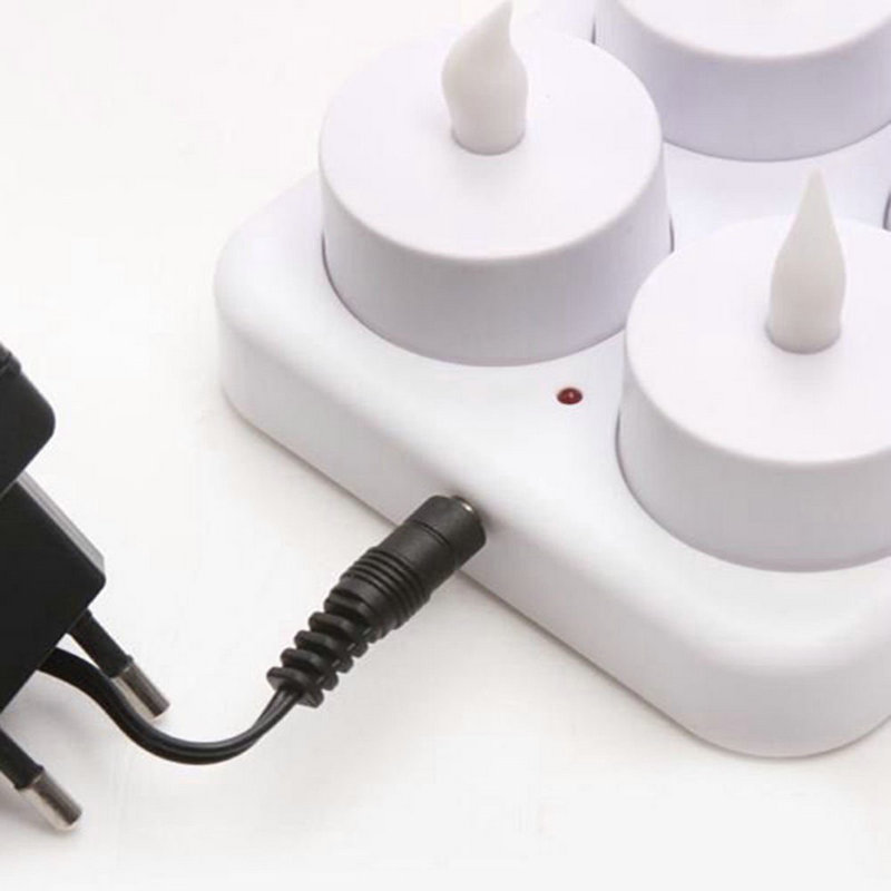 Set van 12 oplaadbare LED-kaar - Holiday Candle Set recensie en prijs