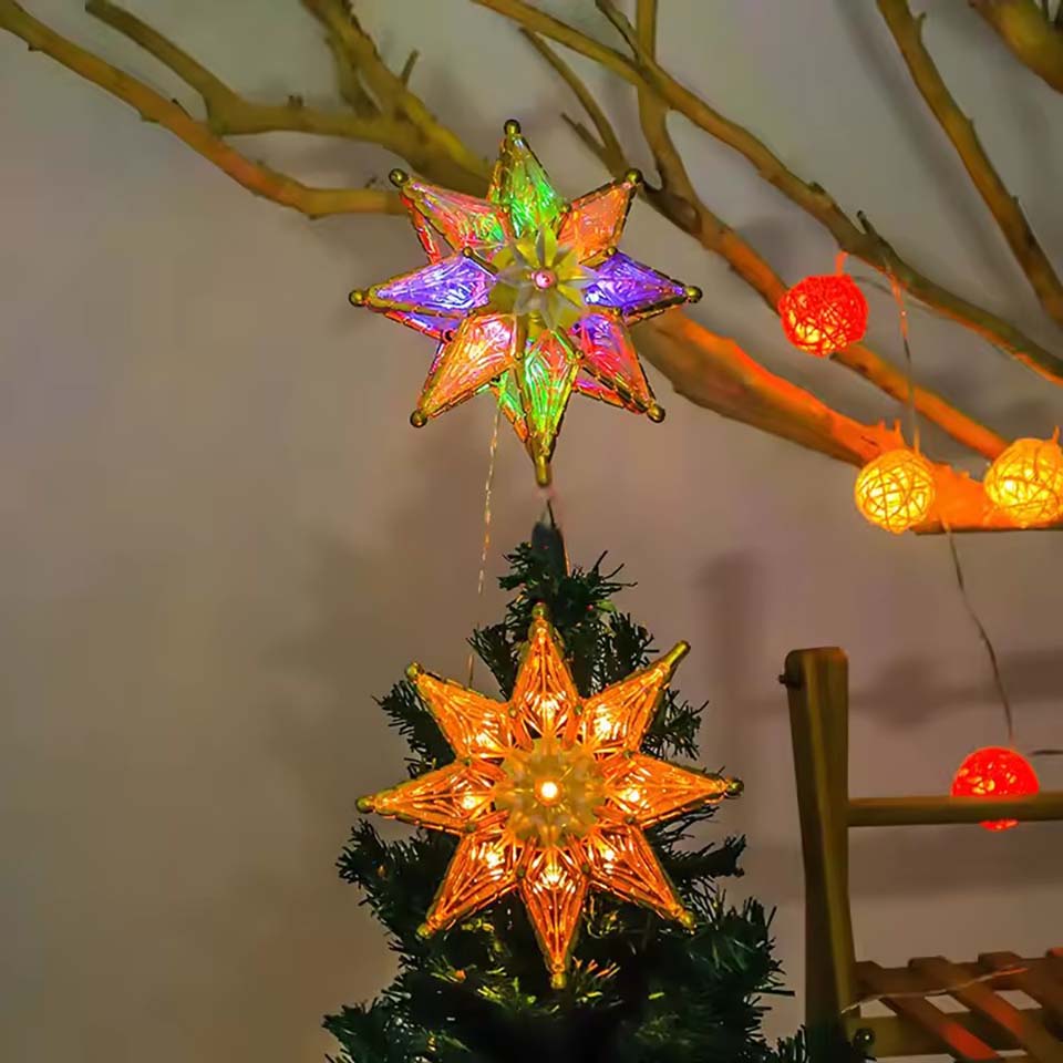 Verlichte Sterboomtopper Kerst - Star Tree Topper recensie en prijs