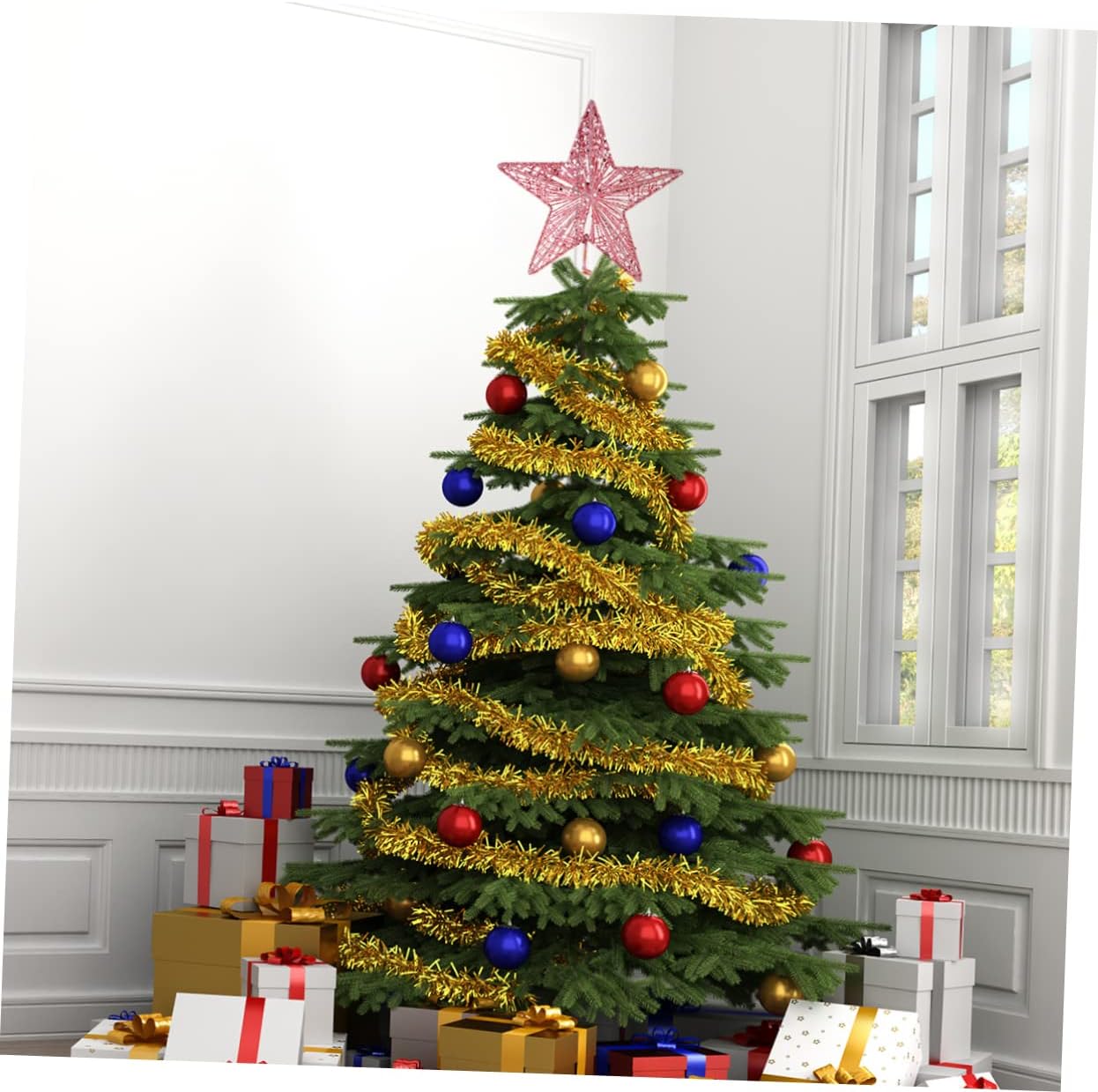 Kerst Roze Pentagon Top Ster B - Star Tree Topper recensie en prijs